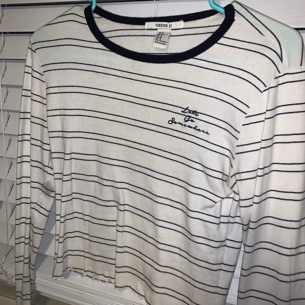 long sleeve forever 21 top
